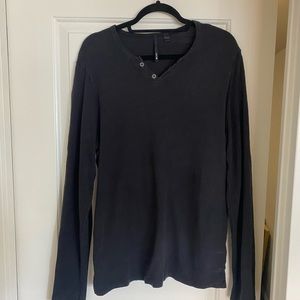 Joes Henley black/charcoal shirt